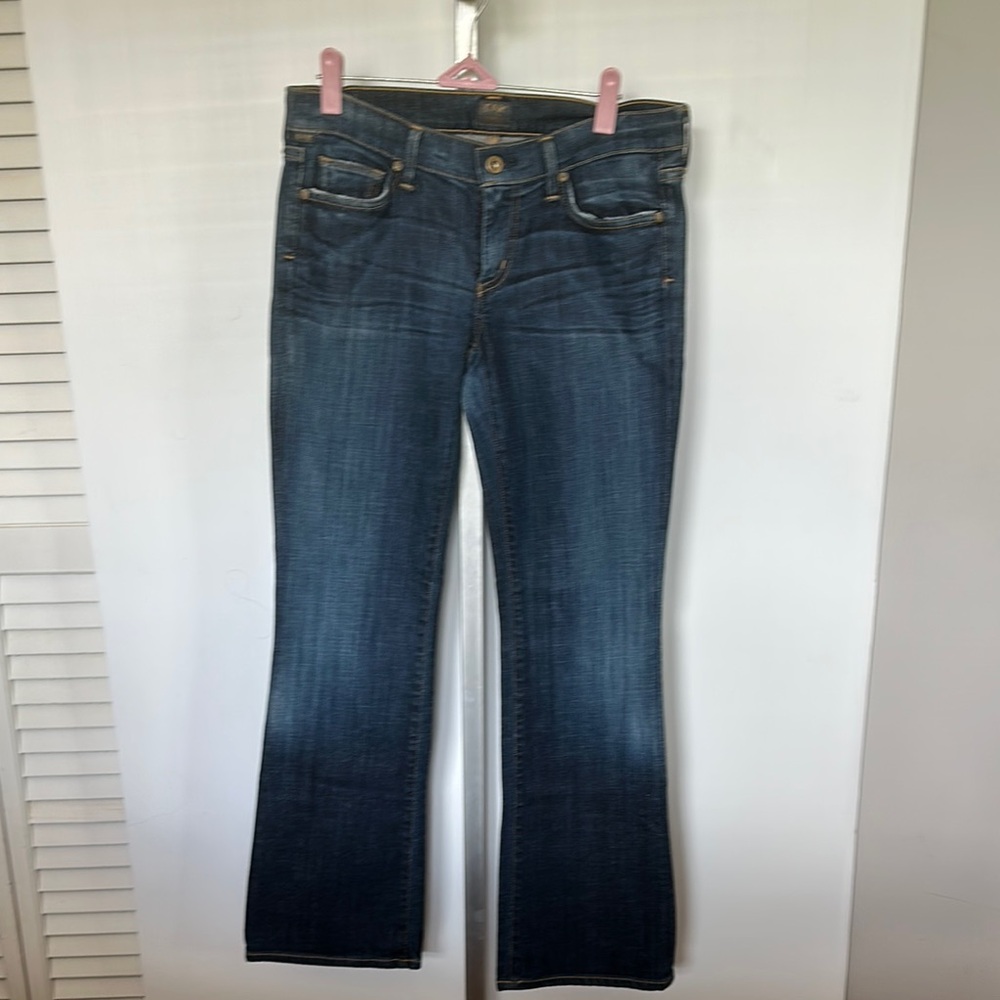 Citizens Of Humanity Blue Boot Cut Jeans Gradient Wash